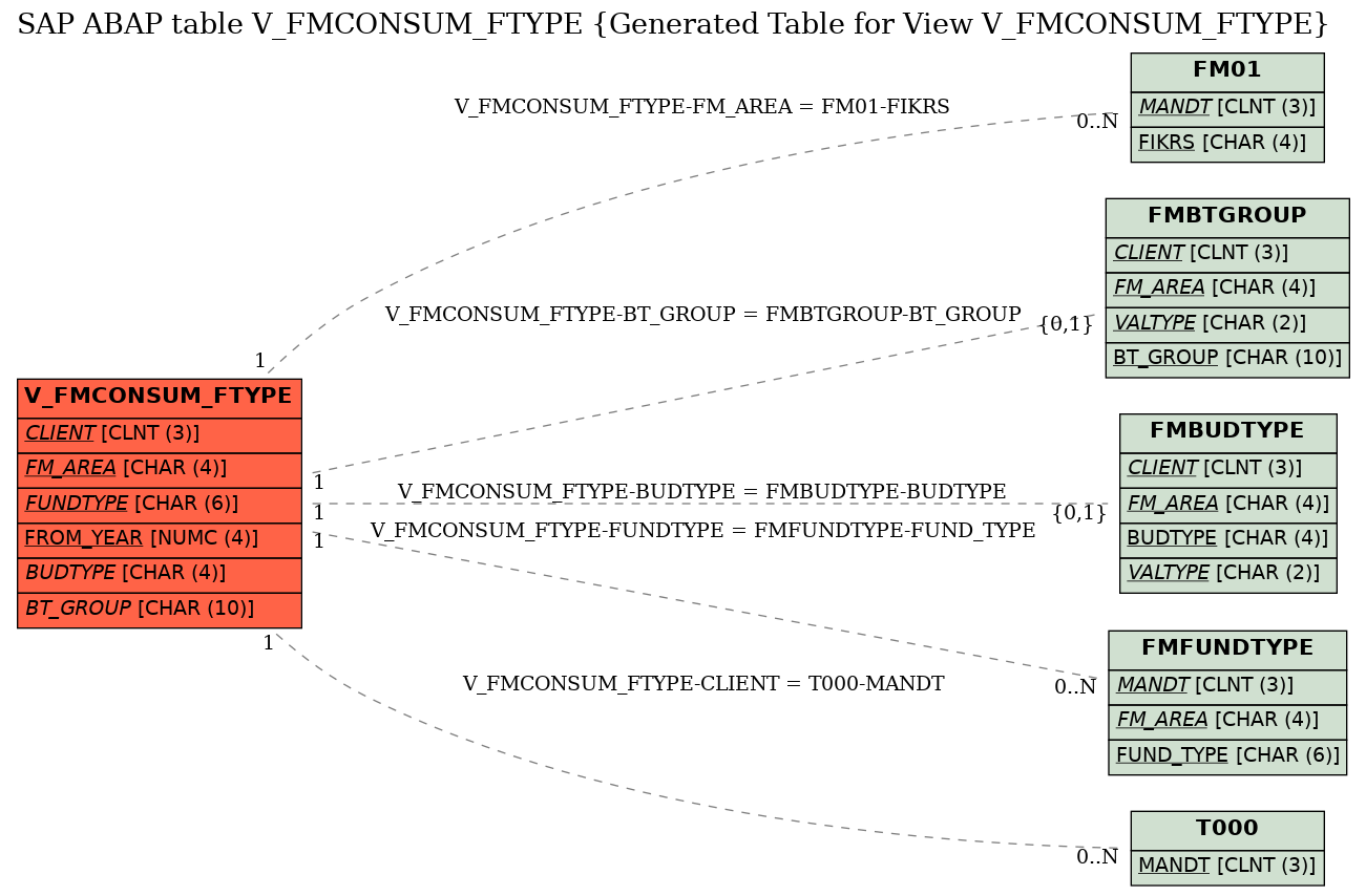 E-R Diagram for table V_FMCONSUM_FTYPE (Generated Table for View V_FMCONSUM_FTYPE)